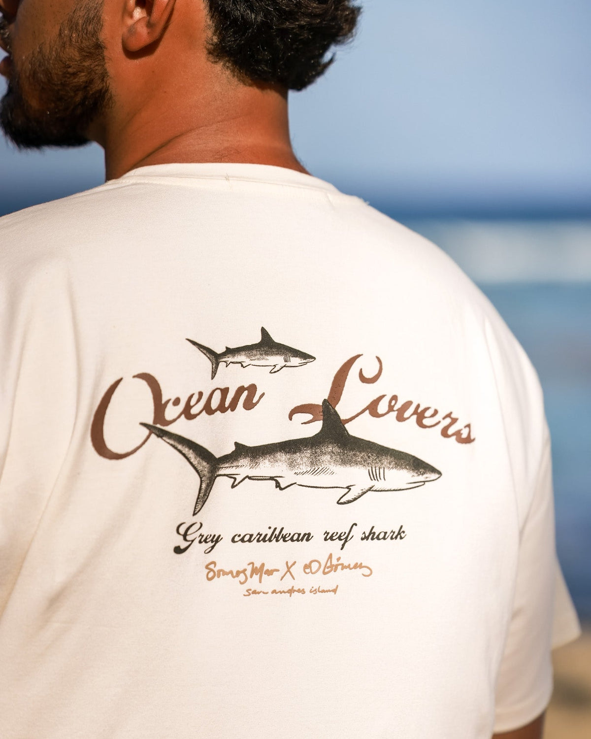 Camiseta Grey Caribbean Reef Shark