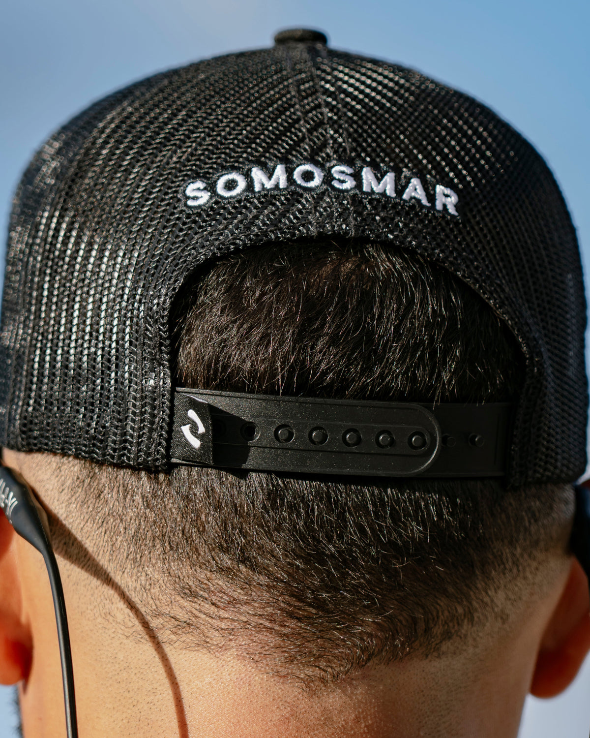 Gorra Trucker Ancla - Negro