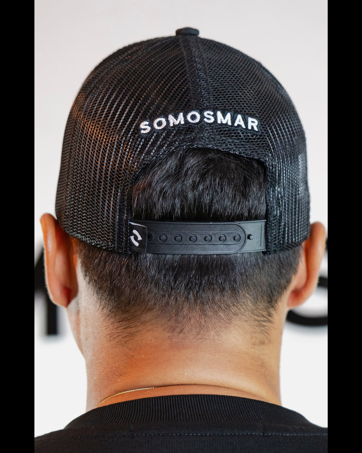 Gorra Trucker Shark - Negro