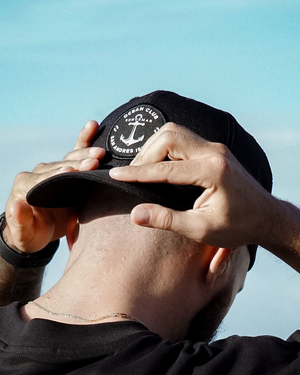 Gorra Ancla - Negro