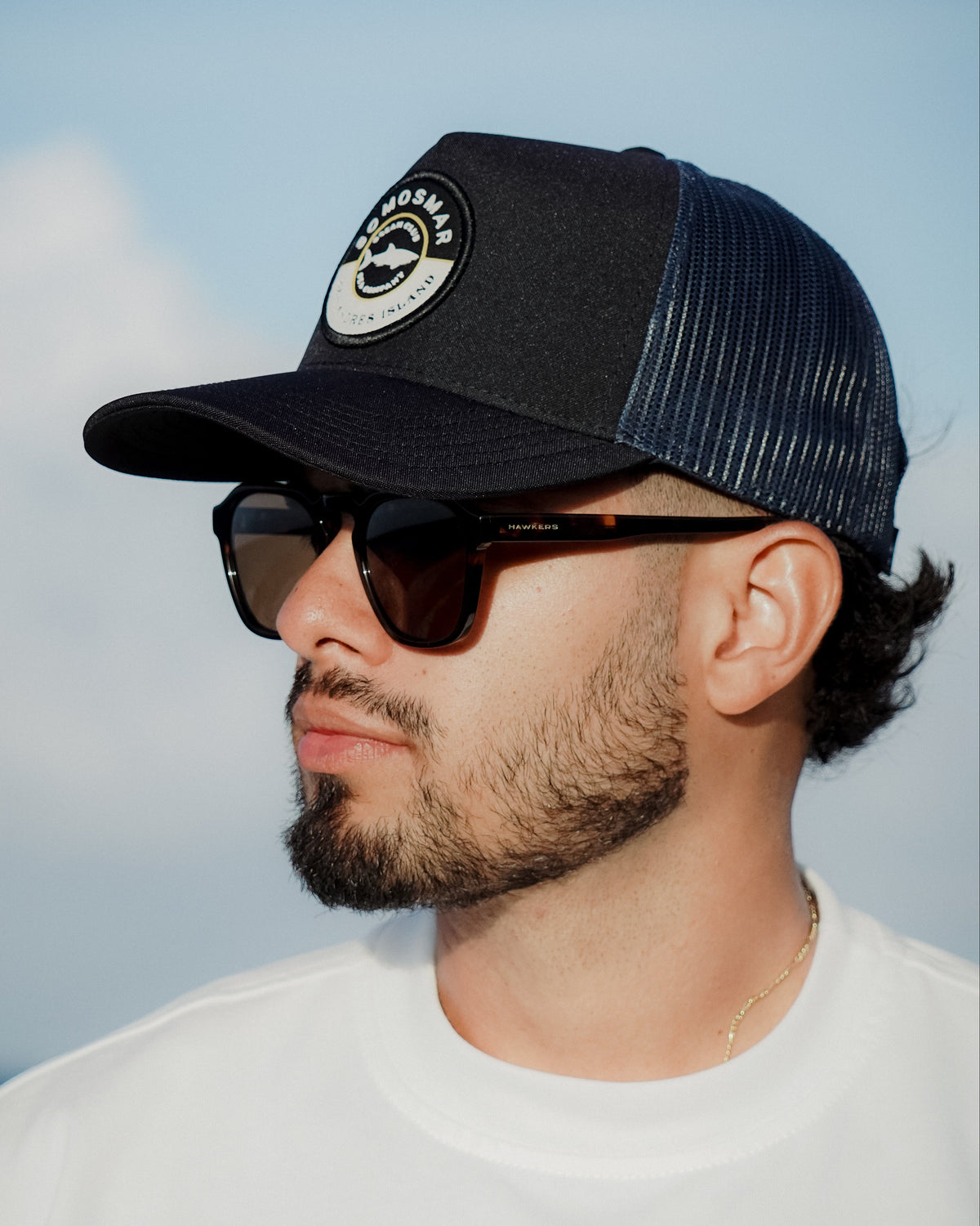 Gorra Trucker Shark - Azul Oscuro