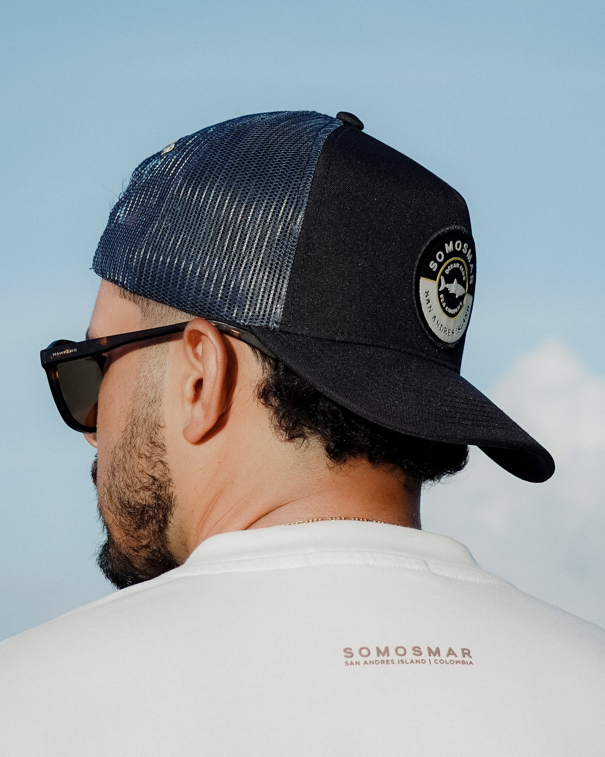 Gorra Trucker Shark - Azul Oscuro