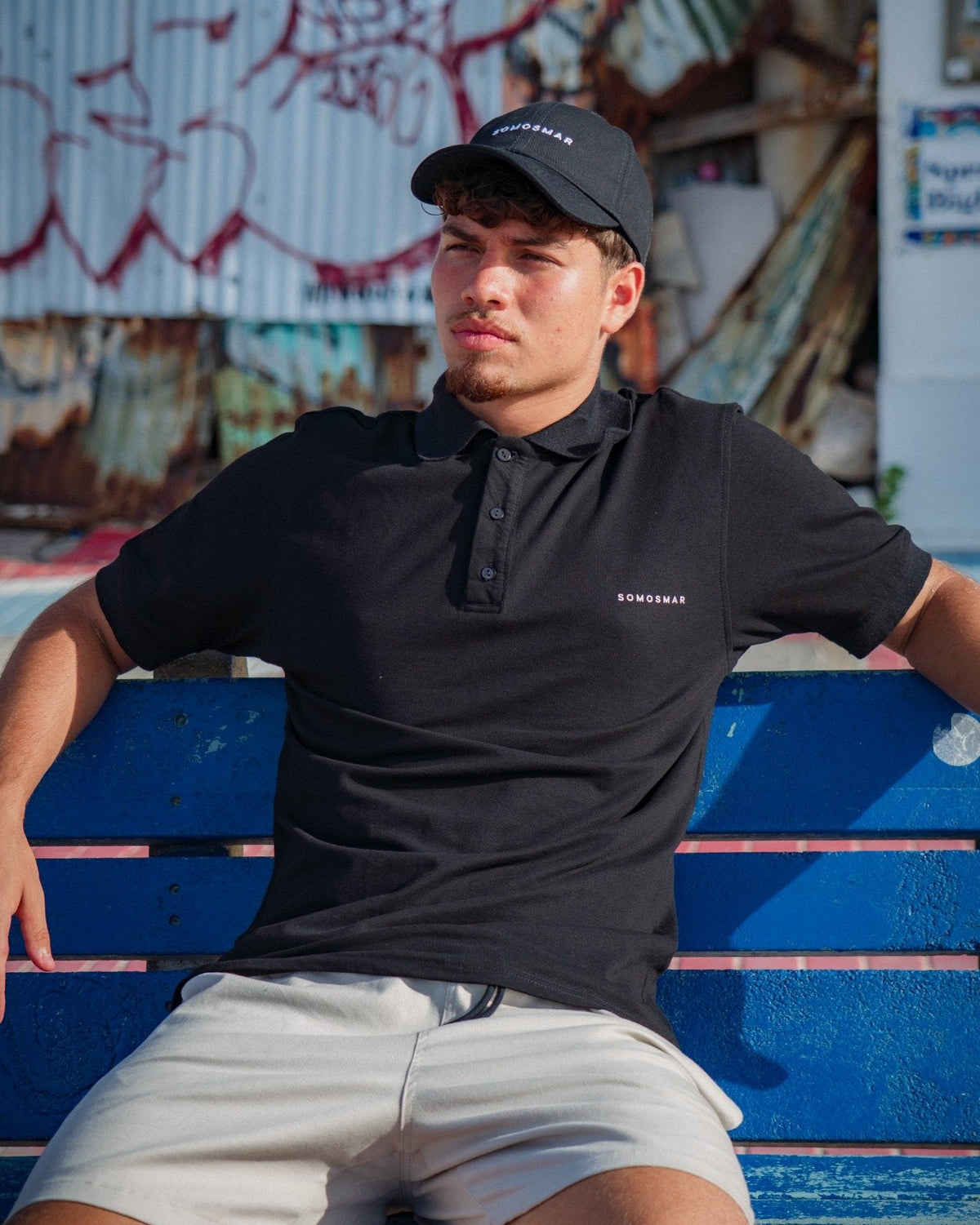 Camiseta Polo - Negro