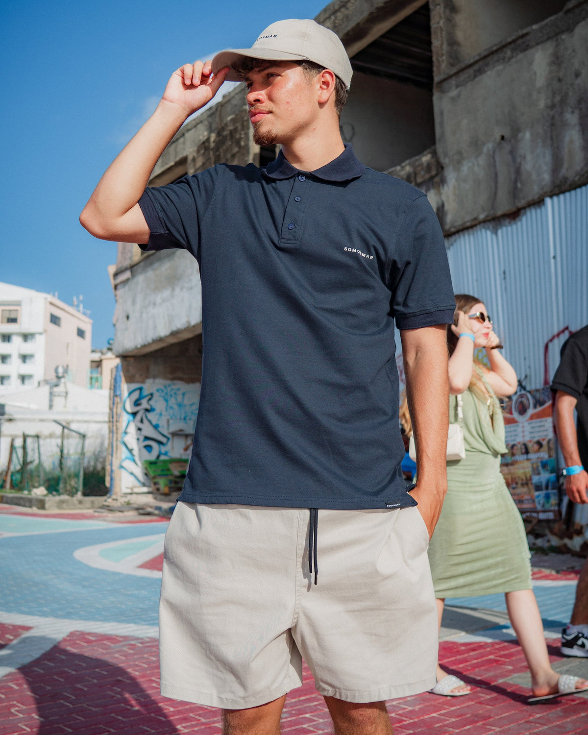 Camiseta Polo - Azul Oscuro