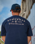 Camiseta Oversize Sea Company - Azul Oscuro